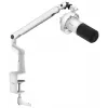 Micrófono dinámico FIFINE T688W con brazo articulado, USB/XLR, blanco