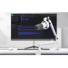 Micrófono dinámico FIFINE T688W con brazo articulado, USB/XLR, blanco