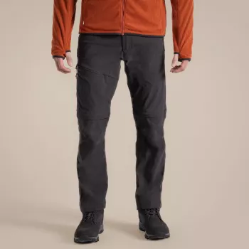 Pantalón de senderismo Craghoppers NosiLife Pro Convertible Trouser III hombre negro pimienta