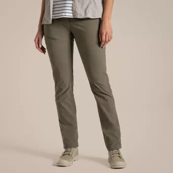 Pantalón de senderismo Craghoppers NosiLife Pro Trouser III mujer - Wild Olive, talla L
