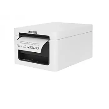 Citizen CT-E351 impresora térmica directa de recibos, USB/RS232C, blanca