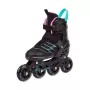 Meteor Buzzy patines en línea ajustables negro-rosa-menta EU 34-38