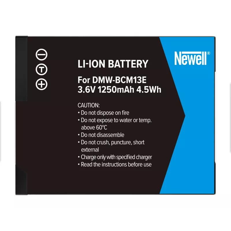 Newell batería de repuesto para Panasonic DMW-BCM13E (Li-ion, 3,6V, 1250mAh, 4,5Wh)