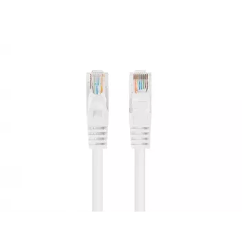 Lanberg PCU5-20CC-0100-W pack de 10 cables de red Cat.5e UTP, 1m, blanco, Fluke Passed
