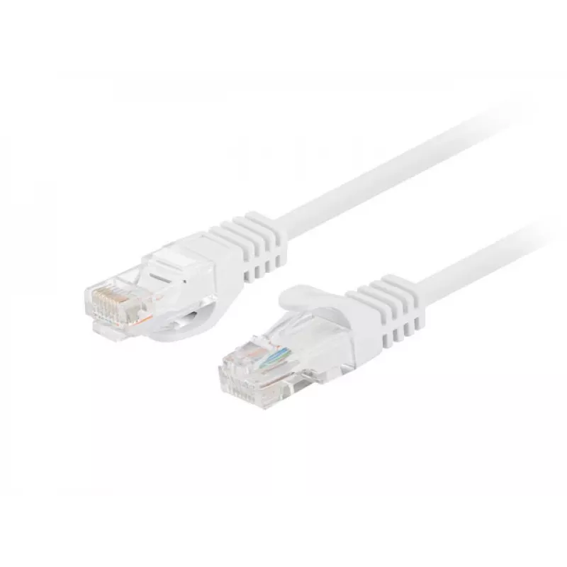 Lanberg PCU5-20CC-0100-W pack de 10 cables de red Cat.5e UTP, 1m, blanco, Fluke Passed