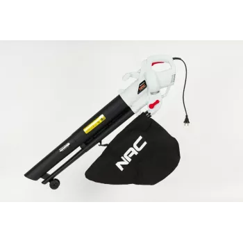 NAC soplador-aspirador-triturador eléctrico de hojas 3200W VBE320-FS-J 3 en 1 soplador de hojas para jardín con bolsa de 45L