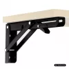 Maclean MC-194 soportes plegables para estante de pared, 250-500 mm, máx. 50 kg, 2 uds