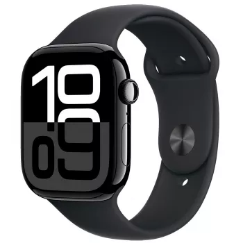 Apple Watch 10 LTE 46mm caja de aluminio con correa deportiva medianoche - medianoche