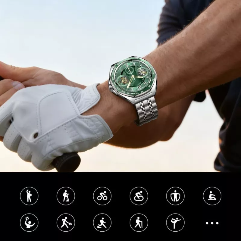 JOYROOM Venture Series JR-FV2 Pro smartwatch AMOLED 1,43 inch 5 ATM con llamadas Bluetooth - plata