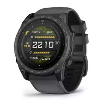 Garmin tactix 8 – 51 mm, AMOLED, recubrimiento Cerakote, Applied Ballistics Ultralight Solver, gris pizarra