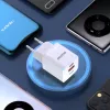 DUDAO A13Pro EU GaN 33W PPS cargador de pared USB-C/USB - blanco