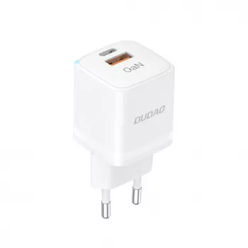 DUDAO A13Pro EU GaN 33W PPS cargador de pared USB-C/USB - blanco