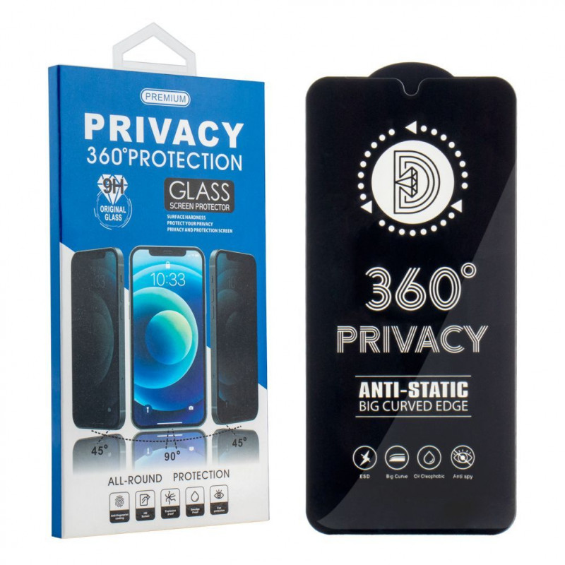 TFO Protector de pantalla Privacy 360 de cristal templado para iPhone 17 Pro Max