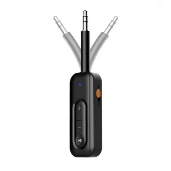 TECH-PROTECT ULTRABOOST AU03 Adaptador de audio Bluetooth 6.0 Receptor AUX Negro