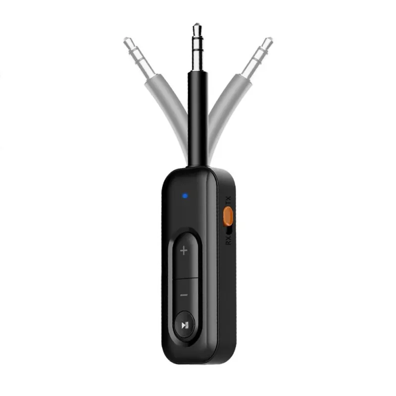 TECH-PROTECT ULTRABOOST AU03 Adaptador de audio Bluetooth 6.0 Receptor AUX Negro