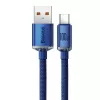 Baseus Cable USB-A a USB-C Crystal Shine 100W 1,2m Azul