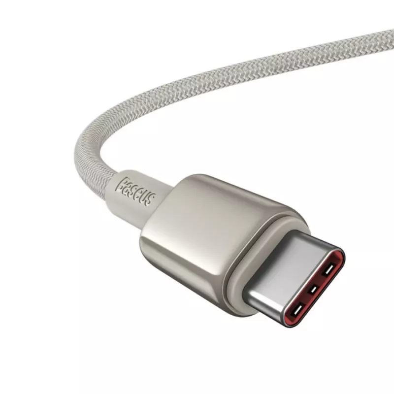 Baseus Cable USB-C a USB-C Tungsten Gold 100W 1m Oro
