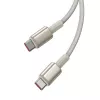 Baseus Cable USB-C a USB-C Tungsten Gold 100W 1m Oro