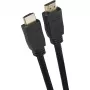 One For All Cable HDMI Premium High Speed con Ethernet, 3,0 m, 4K@60Hz, HDR, ARC, HDCP 2.2, bañado en oro, negro