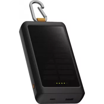 Xtorm Go2 Batería externa solar 20W 10.000mAh con linterna - Negra