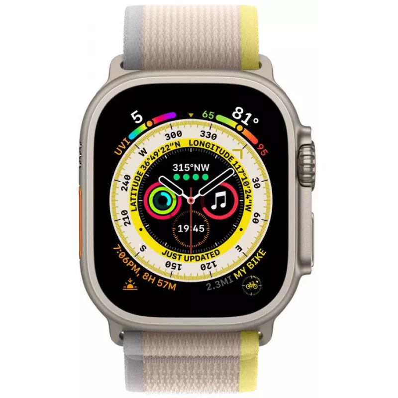 Apple Watch Ultra GPS + Cellular 49mm, Trail Loop M/L (MQFU3EL/A)