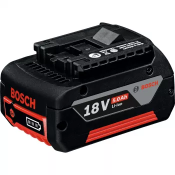 Bosch Professional Batería de litio 18V 5,0 Ah, Slide-In (negro/rojo)