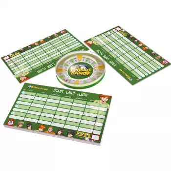 SCHMIDT SPIELE DIE FUSSBALLBANDE: Ciudad, país, río – Bloc de juego de palabras de fútbol