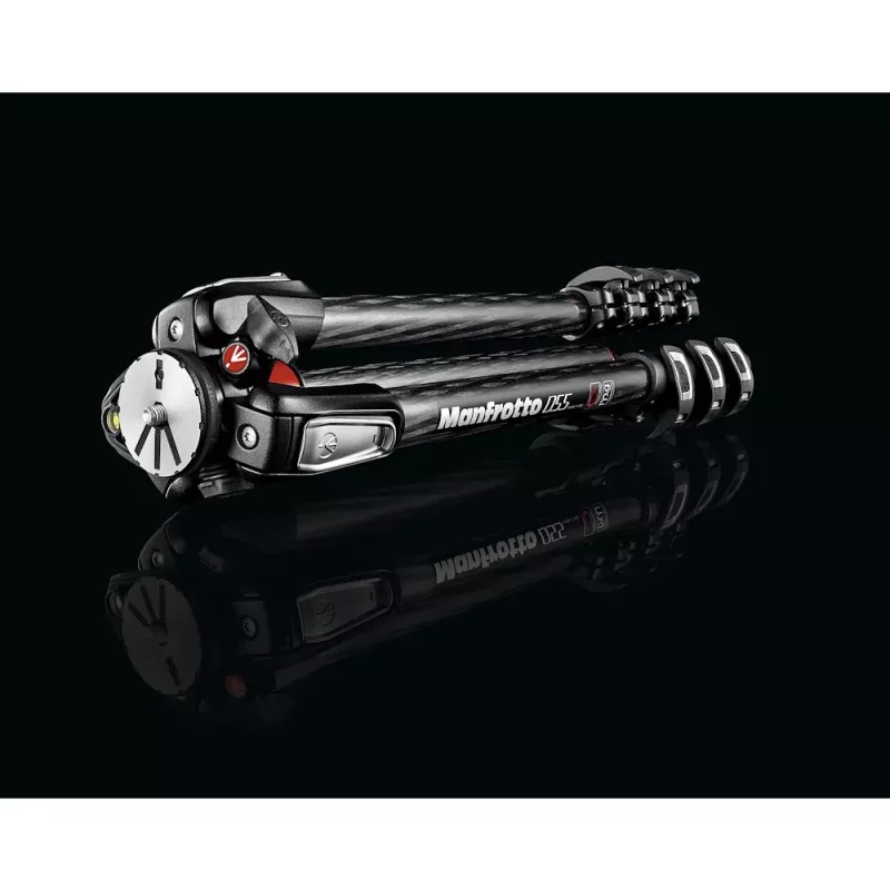 Manfrotto MT055CXPRO4 055 XPRO trípode de carbono, negro