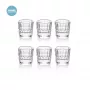 Guzzini Vanity Set de cristal con 6 vasos de chupito, transparente (13140500)