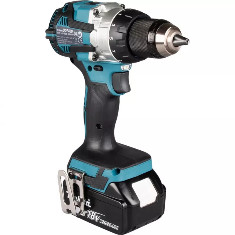 Makita DLX2592JX1 18V LXT kit combinado de 2 piezas sin escobillas con taladro percutor, atornillador de impacto, 2 baterías de 5,0Ah, cargador rápido y maletín Makpac
