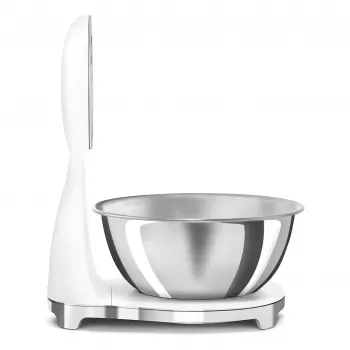 Smeg KSF01WHWW báscula de cocina 50's Style, 1,8 L, blanca