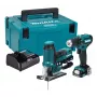 Set combinado a batería Makita CLX252SAJ 12V max CXT con taladro atornillador DF333D, atornillador de impacto TD110D, 2 baterías de 2,0Ah, cargador y maletín Makpac