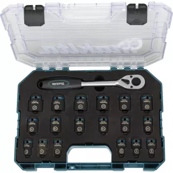 Makita E-30069 Impact Black juego de llaves de vaso de impacto con carraca