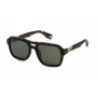 POLICE SPLN65-550722 Gafas de sol para hombre - Montura negra, lentes grises, 55 mm