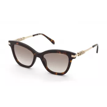 Gafas de sol de mujer ZADIG & VOLTAIRE SZV451 Havana acetato con lentes marrón degradado, 52/19/140 mm