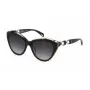Gafas de sol de mujer POLICE SPLL35-5507NV Havana geométricas con lentes marrón degradado, 55 mm