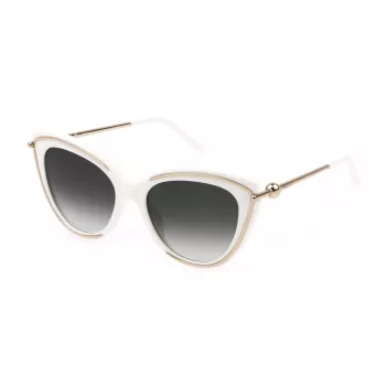 Gafas de sol de mujer FURLA SFU889-550847 - 55/18/140, protección UV400, montura de plástico con bisel completo y estuche