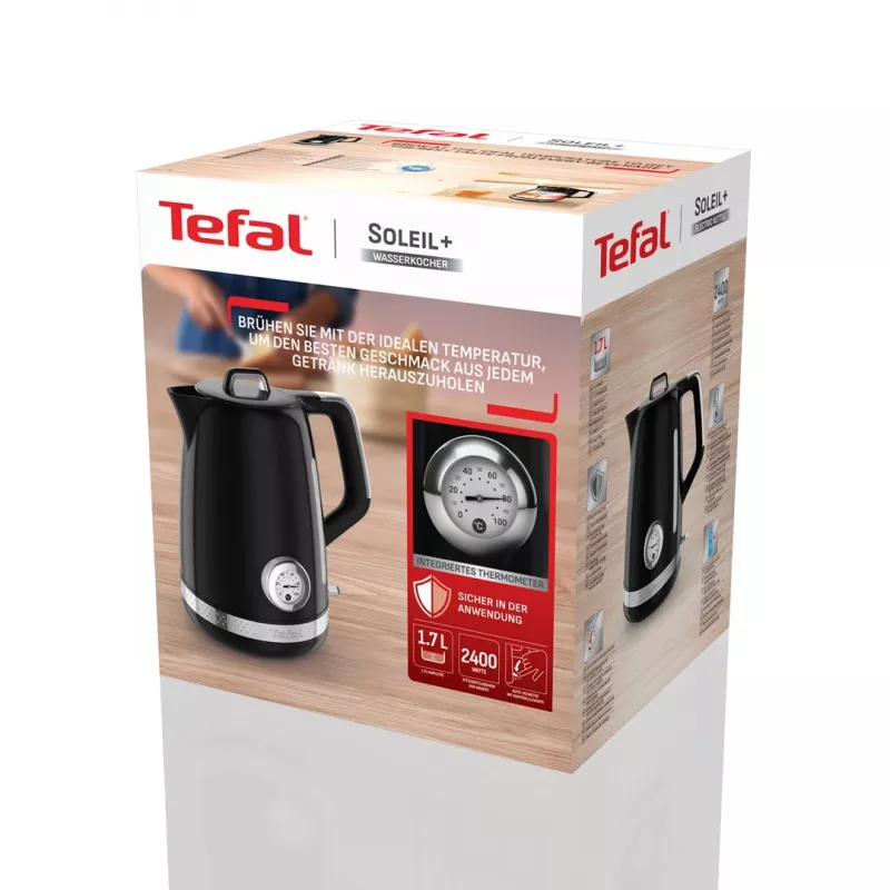 Hervidor Tefal Soleil KO3558E0 1,7L 2400W negro