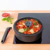 Tapa de cristal templado TEFAL Ingenio 16 cm con pomo plegable L9846153