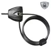 Candado de cable ajustable Master Lock Python 8417EURDPRO – 1,8 m acero trenzado, negro, 2 llaves