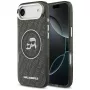 KARL LAGERFELD IML Glitter Karl & Choupette Heads Logo funda MagSafe para iPhone Air, negro