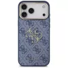Guess 4G Big Classic Logo funda para iPhone 18 Pro Max / 17 Pro Max, azul y dorado