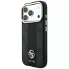 Guess 4G Stripe Round and Classic Logos funda MagSafe para Apple iPhone 18 Pro / 17 Pro - negra
