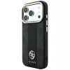 Guess 4G Stripe Round and Classic Logos funda MagSafe para iPhone 18 Pro Max / 17 Pro Max - negra