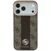 Guess 4G Stripe Round and Classic Logos funda MagSafe para iPhone 18 Pro / 17 Pro - marrón