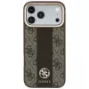 Guess 4G Stripe Round & Classic Logos funda MagSafe para iPhone 18 Pro Max / 17 Pro Max - marrón