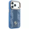 Guess 4G Stripe Round Classic Logos funda MagSafe para iPhone 18 Pro Max / 17 Pro Max - azul