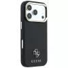 Guess Saffiano Small 4G & Classic Logo funda MagSafe para Apple iPhone 17 Pro Max / 18 Pro Max - negro