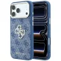 GUESS 4G & Big Strass Logo funda rígida para iPhone 18 Pro / 17 Pro - azul