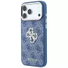 GUESS 4G & Big Strass Logo funda rígida para iPhone 18 Pro / 17 Pro - azul